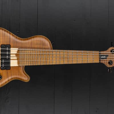 Mayones Cali 5 Mini Bass Flamed Maple T.E.W. - Trans Natural Matt image 4