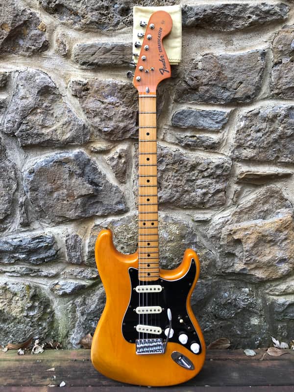 1974 Fender Stratocaster Natural image 1