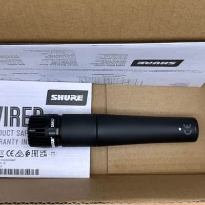 Shure SM57 Cardioid Dynamic Microphone 1984 - Present - Black image 2