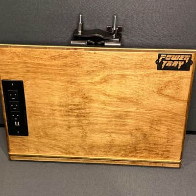 (SELF) POWER TRAY 2023 (utility tray, shelf) BLACK, OAK, ESPRESSO, FOXY ORANGE, GRAY/BLACK image 3