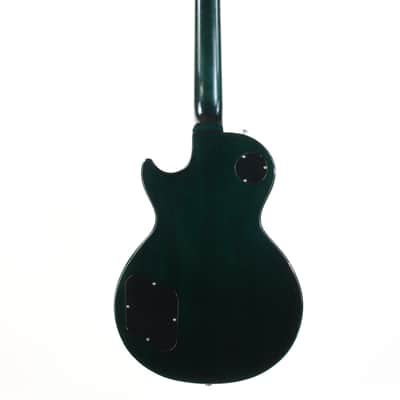 2004 Gibson Custom Shop Les Paul Elegant INSANE QUILT TOP! Peacock Green, Abalone Inlays, Ebony Board! image 14