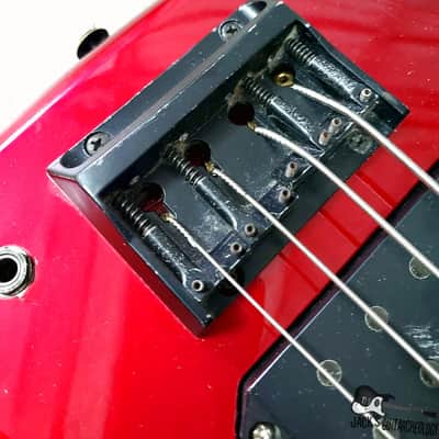 Westone Spectrum GT 4-String MIJ Electric Bass Guitar (1980s, Blood Red Metallic) image 14