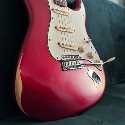 Immagine Fender Vintera Road Worn '60s Stratocaster 2020 - 2021 - Firemist Gold - 1