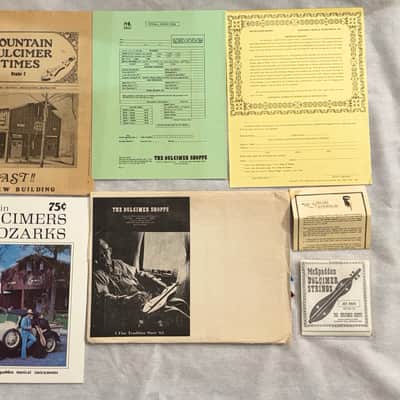 Vintage McSpadden Mountain Dulcimer Shoppe M12-W Case Mountain View, AR 1979 image 20