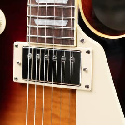 Epiphone Les Paul Standard 50s Figured Electric Guitar - Bourbon Burst with Gig Bag image 11