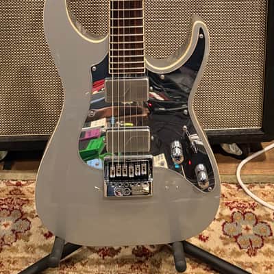 ESP LTD KS M-6 Evertune Ken Susi Signature 2019 - Present - Metallic Silver image 1