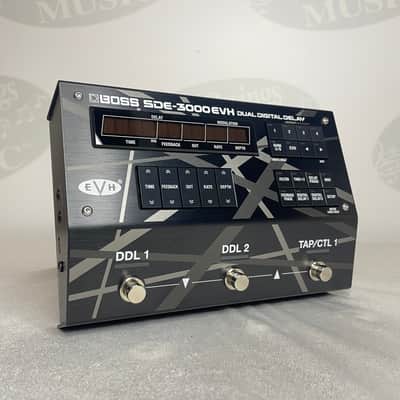 DEMO Boss SDE-3000EVH Dual Digital Delay 2023 Black / Grey Stripes image 1