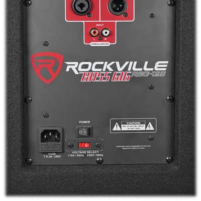 (2) Rockville RPG10 10" Powered 600W DJ PA Speakers+(2) Subs+Stands+Cables+Bag image 12