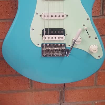 Yahama Custom Modified HSS electric guitar Vintage 2020 Turquoise image 1