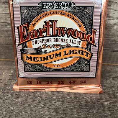 Ernie Ball Earthwood ~ LOT of 2 ~ Phosphor Bronze + 80/20 ~ Medium Light ~ Acoustic Guitar Strings ~ 12 - 54 ~ NIB image 3