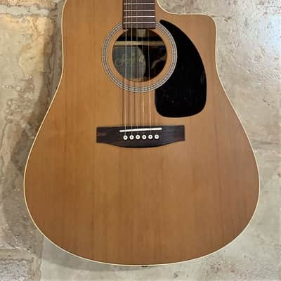 Seagull Mosaic CW Mahogany & Cedar Artist Series Aged Cutaway Beauty! image 2