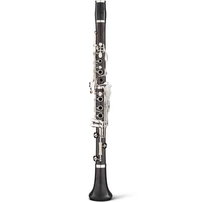Backun Alpha Plus Grenadilla Student A Clarinet with Removable Eb Key - Silver Plated image 3