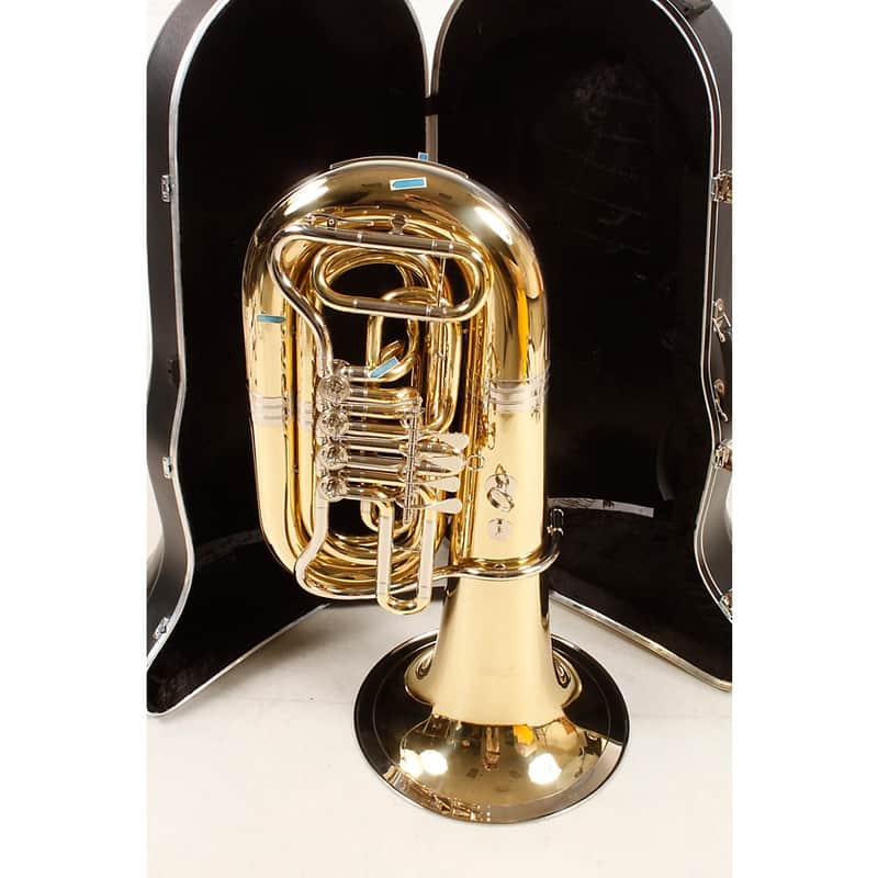 Cerveny CBB 686-4 Series 4-Valve 4/4 BBb Tuba Regular Instrument with Case image 1