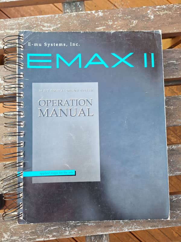 E-MU Systems Emax II Operation Manual image 1