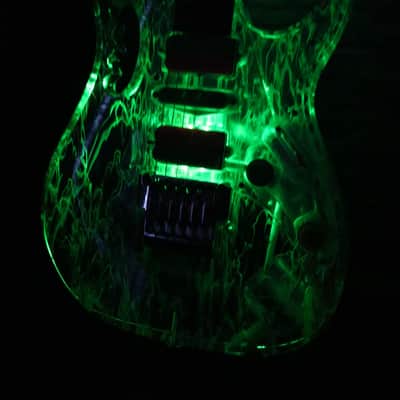 Ibanez JEM20th Steve Vai Signature 20th Anniversary 2007 - Clear Splatter image 9