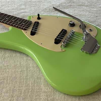 2023 Eastwood SG2C Flying Banana Green Finish Bizarre Guitar Yamaha Copy image 7