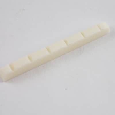 Flat Base Bone Nut 43mm for Stratocaster or Telecaster style guitars