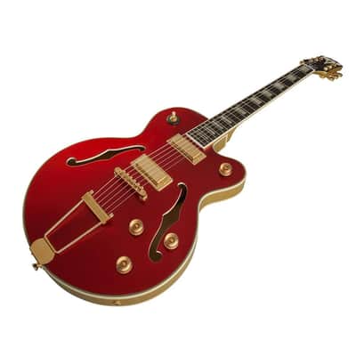 Epiphone UpTown Kat ES Semi-Hollow Body Electric Guitar Ruby Red Metallic image 3