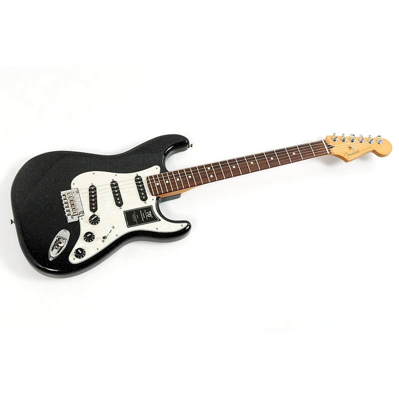 Fender 70th Anniversary Player Stratocaster Electric Guitar Regular Nebula Noir image 1