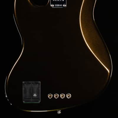 Fender American Ultra II Jazz Bass Ebony Fingerboard Texas Tea (634) image 4