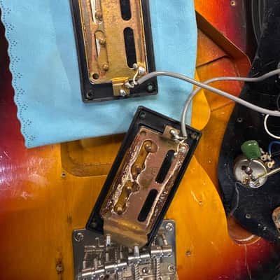 Univox Hi-Flier Phase 4 Bass MIJ 1970s Sunburst Vintage Japan w/ Bag image 24