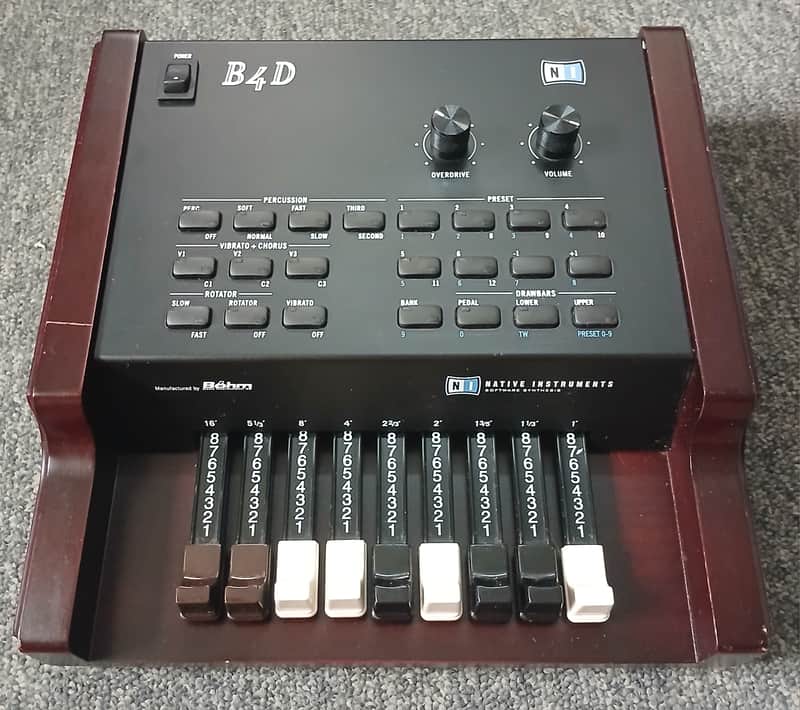 Native Instruments B4D drawbar controller Böhm imagen 1