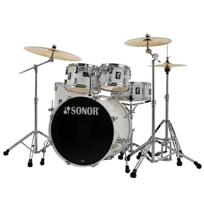 Sonor AQ1 22" Piano White Stage Drumset image 1