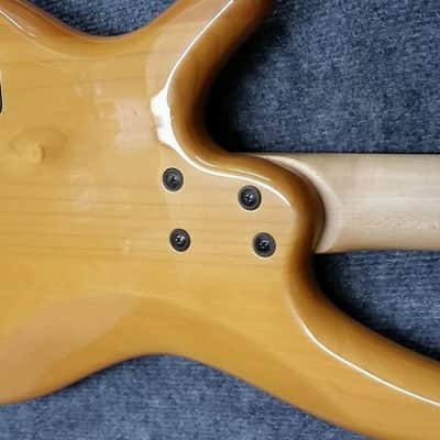 Ibanez SR400 4 string  Vintage Blonde Active Pickups Bass image 5