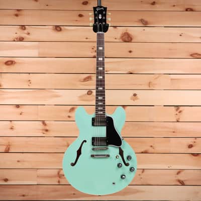 Gibson PSL 1964 ES-335 Ultra Light Aged - Kerry Green Two Tone-130635 image 4