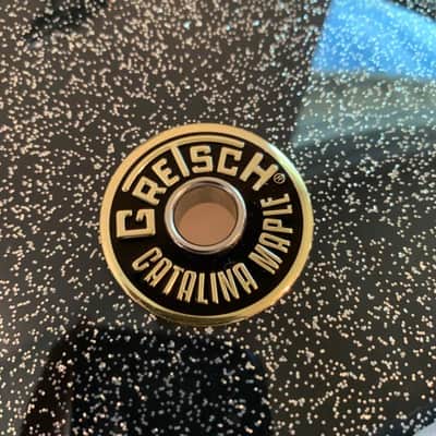 Gretsch CM1-1822B Catalina Maple Round Badge 18x22" Bass Drum 2015 - Present - Black Stardust image 2