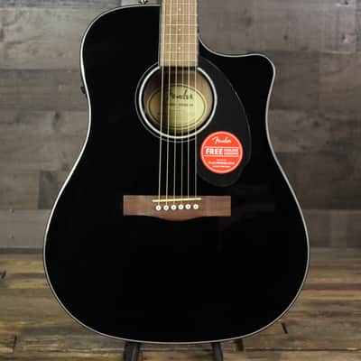 Mint Fender CD-60SCE - Black image 1