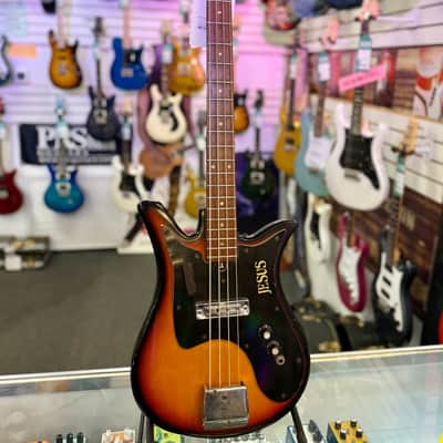 Teisco Shark Fin Bass Made In Japan, Burst Vintage '60s- Pre Owned image 1
