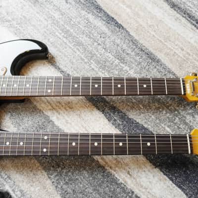 2012 Fender Japan ST-W 3CS 30th Anniversary Double Neck 6/12 String Stratocaster Limited MIJ image 8