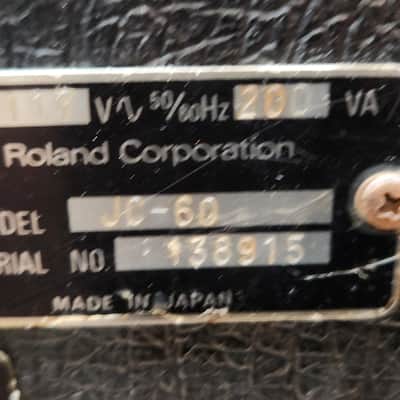 VINTAGE! Roland JC-60 Jazz Chorus Combo Amp 1979 Japan image 8