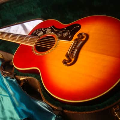 Gibson J 200 Custom 1994 - Cherry Sunburst image 25