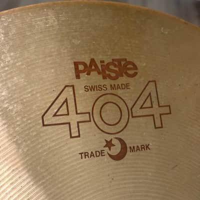 Paiste 404 "Brown Label" 14" Sound Edge Hi-Hat Cymbals (Pair) 972g/946g image 2