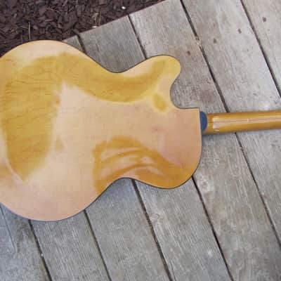 Harptone S-6NC Sultan guitar Sam Koontz vintage 1960s 1970s Vintage arched back cutaway image 8