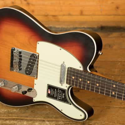 Fender American Ultra Luxe Vintage '60s Telecaster Custom - Rosewood - 3-Colour Sunburst image 5
