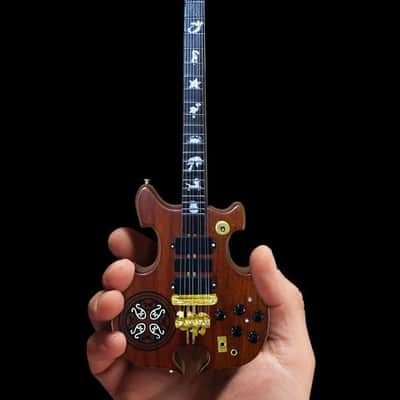 AXE HEAVEN John Paul Jones Alembic 8-String MINIATURE Bass Display Gift image 3