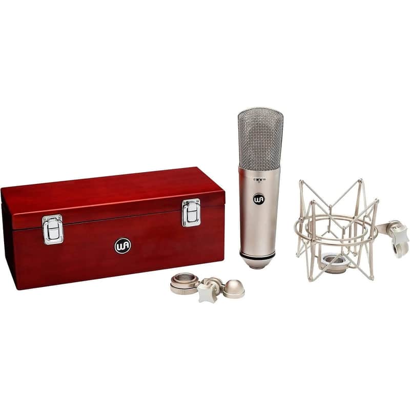 Warm Audio WA-87R2 FET Studio Vocal Condenser Microphone w/Wooden Storage Case, Hard Mount, & Shock Mount image 1