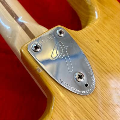 Fender Stratocaster 1975 - Natural original vintage USA maple strat image 9