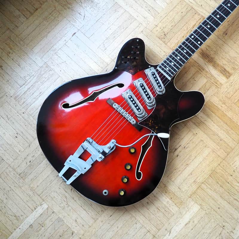 VIDEO! 1965 Framus 5/114-54 Fret Jet Thinline - pro setup/Player ready image 1