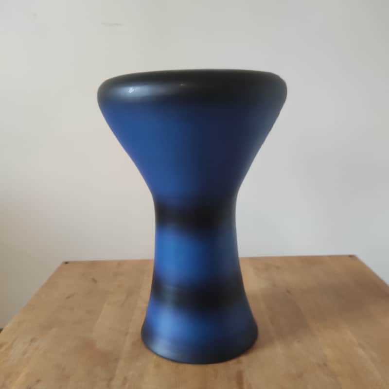 Sonika Sonika all clay practice darbuka 2020's - Black and deep blue finish image 1