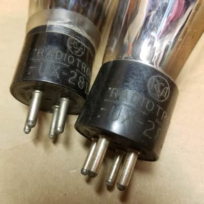 RCA etc. ONE (1) Type 81 antique tNOS AT1000 TESTED Vacuum Tube balloon UX-281 RX281 Half-wave rectifier 1925-1934 image 2