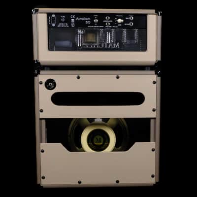 Matchless Avalon 30 Plexi Head Amp and 1x12 Cabinet - Cappuccino, Elk Beige Front, Gold Grill image 4