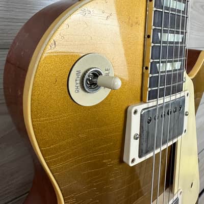 Gibson Custom 1957 Les Paul Goldtop Reissue Electric Guitar - Murphy Lab Ultra Heavy Aged Double Gold image 7