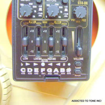 Takamine CT4-DX Dual Parametric Acoustic Guitar Preamp with Built in Chromatic Tuner image 8