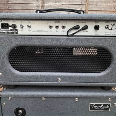 Two Rock Bloomfield Drive 100/50 Watt head and Cab - Silver Tolex image 9