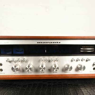 SERVICED Marantz Model 2270 70-Watt Stereo Solid-State Receiver 1971 - 1975 - Silver with Wood Case image 1