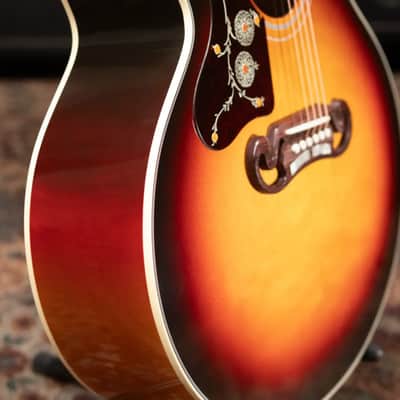 Gibson SJ-200 Standard Maple Left-Handed Acoustic/Electric Guitar - Triburst with Hardshell Case image 5